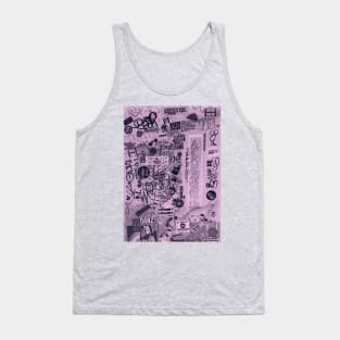 Street Style Graffiti Art NYC Tank Top